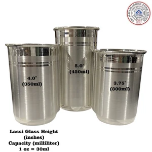999 Pure Silver Hallmarked Designer Lassi Glass (Tumbler)- Style#12 - Picture 1 of 12