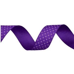 Cinta de grosgrain con borde cable de punto suizo púrpura - 1 1/2" pulgadas artesanía proyectos hágalo usted mismo - Imagen 1 de 2