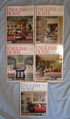 The English Home Magazine Lot of 5 2025 New Year's Bedrooms  Country Style - Image 1 of 3