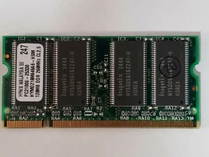 hynix HYMD216M646A6-HSM 128MB DDR 266MHz CL2.5 SO-DIMM memory module - Picture 1 of 2