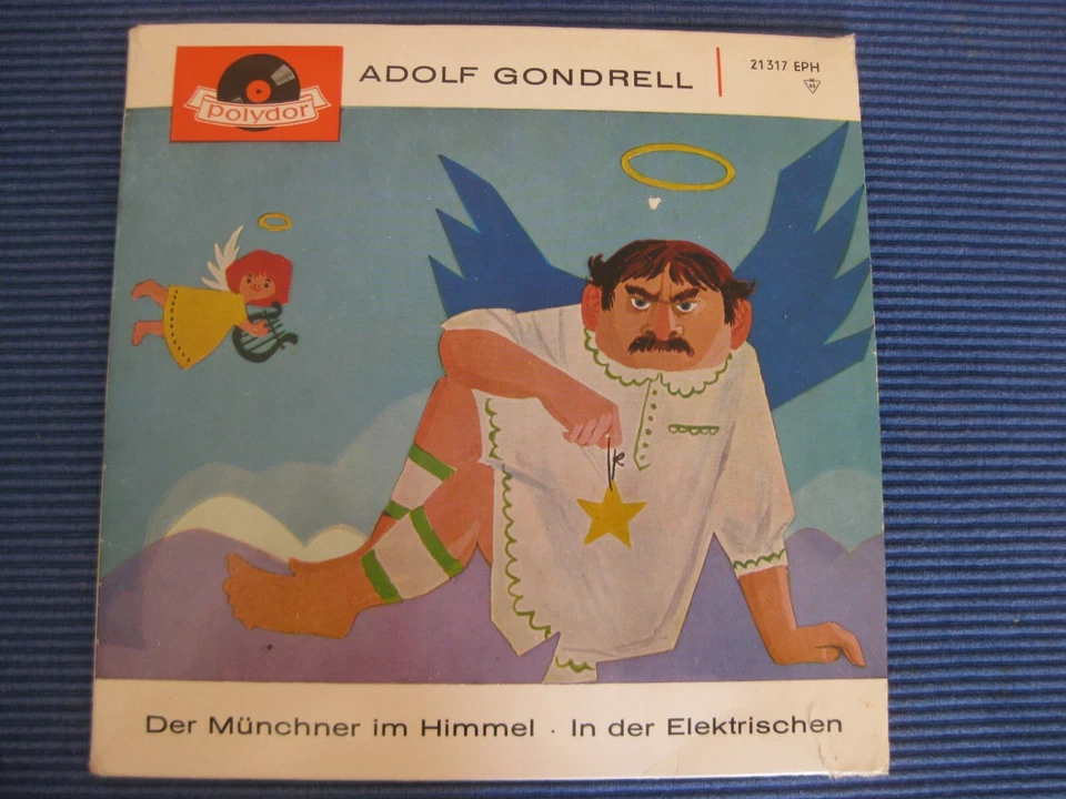 Vinyl Single "Adolf Gondrell-Münchner im Himmel"(Rarität,München,Kabarett,Witz)  - Bild 1 von 1