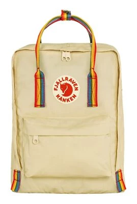 Fjällräven Kånken Rainbow Rucksack Rucksack Light Oak - Rainbow Pattern creme - Bild 1 von 3