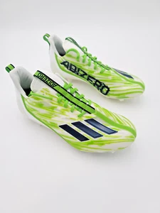 Botines de fútbol ligeros Adidas Adizero Seahawks verde blanco para hombre talla 12 - Imagen 1 de 7