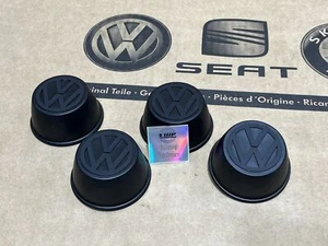 VW Golf MK1 MK2 Scirocco Jetta Polo Steel Wheel Hub Cap Centre Caps 4x Set OEM - Picture 1 of 5