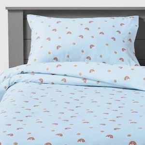 Pillowfort Rainbow Microfiber Full Sheet Set - Picture 1 of 4