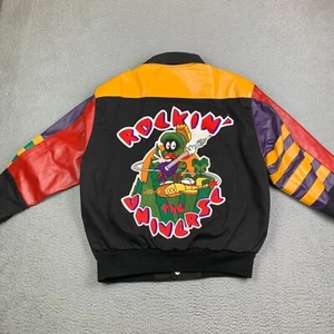 Vintage Looney Tunes Marvin The Martian Jeff Hamilton Jacket Size Small RARE - Picture 1 of 24