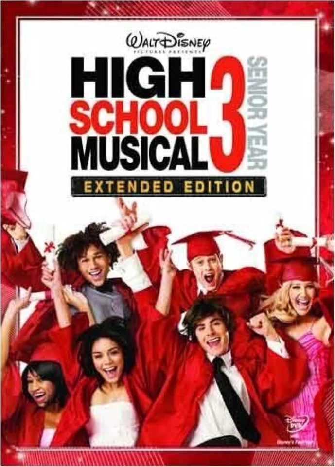 High School Musical 3: Senior Year EXTENDED EDITION DVD (2009) FREE SHIPPING - Image 1 of 1