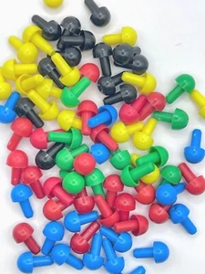 Mastermind Vintage 1972-1976 Code Pegs 12 Each Color Complete Set of 72 Invicta - Picture 1 of 1