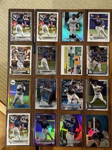 (28) Topps Chrome Wander Franco Tampa Bay Devil Rays Rookie Lote con SP - Imagen 1 de 10