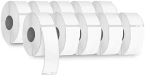 99012 DYMO COMPATIBLE THERMAL LABEL 89MM X 36MM 260 PER ROLL SEIKO ROLLO WHITE - Picture 1 of 14