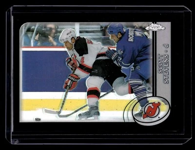 2002 Topps Chrome Black Refractor #51 Scott Stevens /100 Devils EXMT HOF - Image 1 of 2