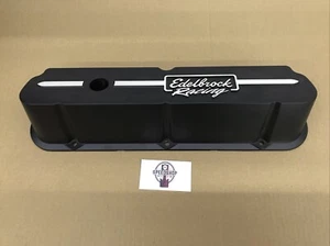 SB FORD EDELBROCK RACING 1962-97 CUBIERTA DE VÁLVULA ALTA DE ALUMINIO 289 302 347 351W - Imagen 1 de 15