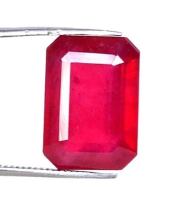 14x10 mm Natural Ruby Octagon Cut 10.78 Cts Faceted Calibrated Loose Gemstone GF - Picture 1 of 6