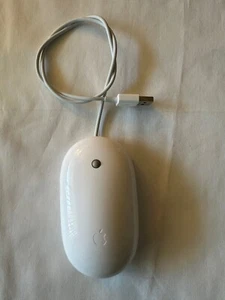 Genuine Apple A1152 USB Wired Mighty Mouse Optical Mouse White EMC 2058 for iMac - Picture 1 of 7