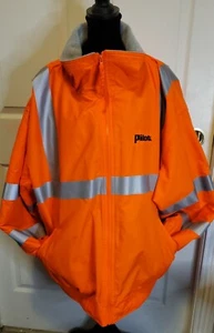 Port Authority Men's Polyester Long Sleeve Safety Work Jacket 3XL PILOT LOGO - Picture 1 of 2