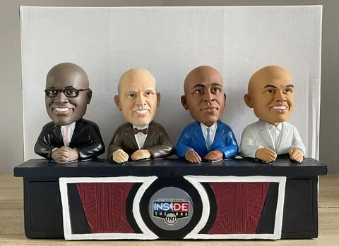 INSIDE the NBA 30th TNT Anniversary SHAQ / ERNIE / KENNY / CHUCK Bobblehead NIB! Cover