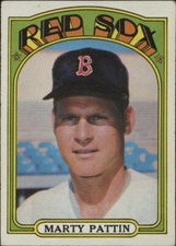1972 Topps #144 Marty Pattin - Boston Red Sox