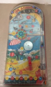 Wolverine Toy Co. SPLASHDOWN Pinball game Space Age Rocket Helicopter Vintage  - Picture 1 of 9