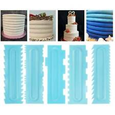 Icing Smoother Baking Tool Pastry Cake Scraper DIY Comb Durable Decorating