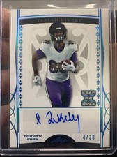 2022 Leaf Trinity Isaiah Likely PLATINUM SSP Rookie Auto RC /30! Baltimore SP