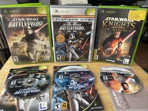 XBOX Lot Star Wars Battlefront: Battlefront II, Knights Of Rep / alle sauberen Discs - Bild 1 von 4