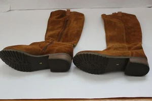 Size 8 Women Because Music Is My Heartbreak Brown High Boots - Picture 1 of 3