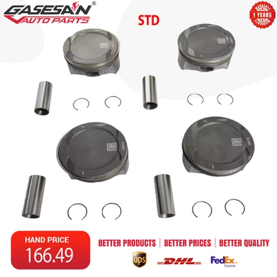 B4204T 2.0T Pistons Kit Φ82mm For 2014-2020 Volvo S60 S90 V60 V90 XC40 XC60 XC90 - Image 1 of 4