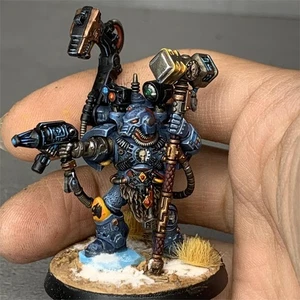 Warhammer 40K Iron Priest - Fully Painted Space Wolves Techmarine | Thunderwolf - Picture 1 of 5