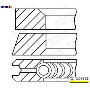 4x PISTON RING KIT 08-118800-00 STD FOR G8T740/760/714/716 2.2L 4cyl - Picture 1 of 9