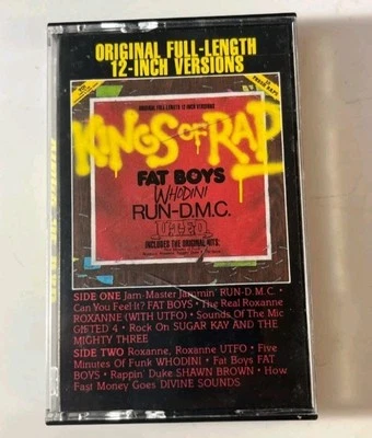 K-Tel KINGS OF RAP Compilation Cassette Tape  Fat Boys Whodini UTFO 1985 - Image 1 of 4