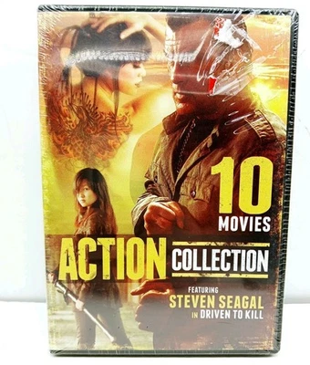 Action Film Collection 10 Film (DVD) Steven Seagal +More 2018 (New Sealed) - Image 1 of 2