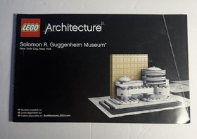 LEGO Architecture *MANUAL ONLY* Solomon R. Guggenheim Museum #21004
