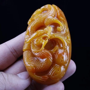 Shoushan Stone Business Wohlstand Hand-Amulett Wohndeko Geschenk für Freunde - Bild 1 von 9