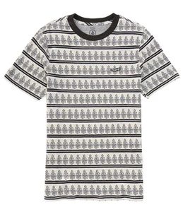 Volcom Men's Modern-Fit Bone Stamp Short Sleeve T-Shirt Stone, L - Picture 1 of 7