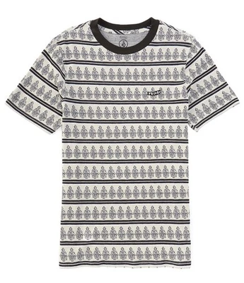 Volcom Men's Modern-Fit Bone Stamp Short Sleeve T-Shirt Stone, L - Image 1 of 4