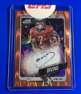 2024 Topps Chrome Cosmic Bucky Irving Auto Variation Eclipse Orange #/25 - Bild 1 von 3