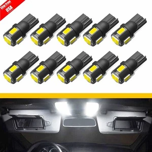 T10 5630SMD 6-LED Bombilla Interior Super Blanca 6500K 921 194 192 168 2825 W5W - Imagen 1 de 22
