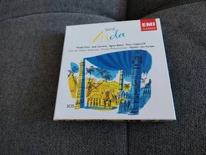 Verdi Aida Freni Carreras Baltsa Herbert Von Karajan 3 CD VGC - Picture 1 of 4