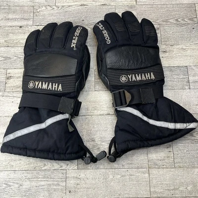 Yamaha Gore-tex Motorcycle Snowmobile Winter Gloves L LG Large Black - Image 1 of 4