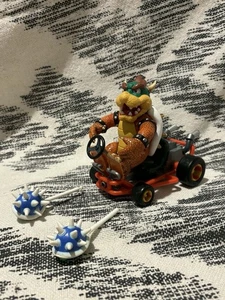 Vintage ToyBiz Mario Kart 64 Bowser Figur 1999 komplett mit Zubehör - Bild 1 von 16