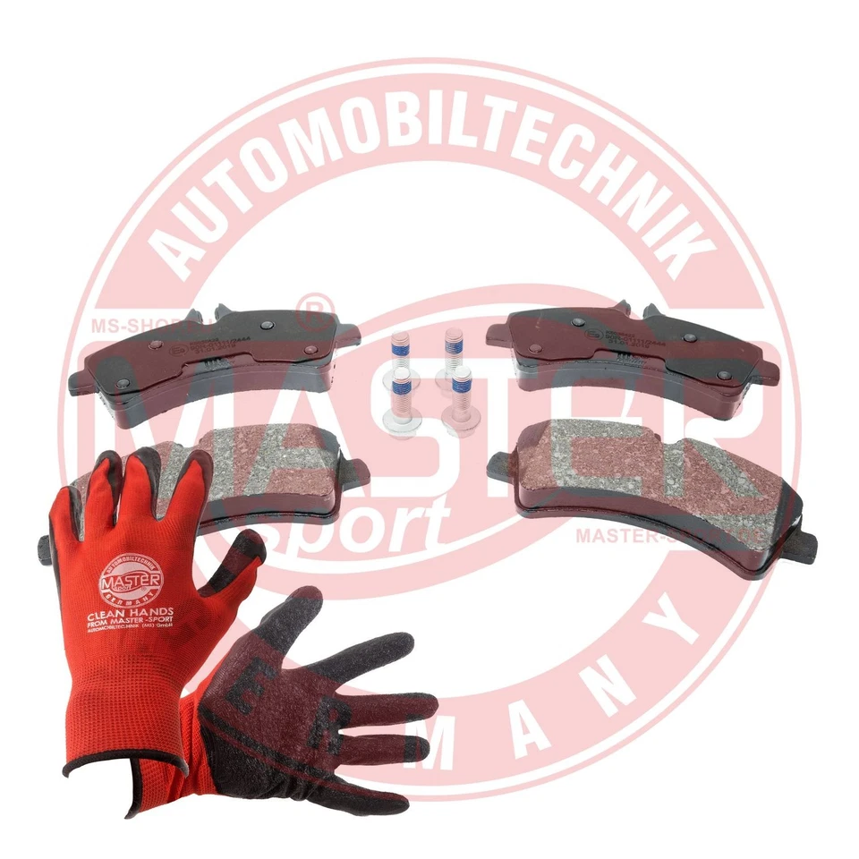 Master-Sport Plaquettes Bremsbelegsatz Arrière pour VW Crafter 30-50 Boîte 2E - Photo 1/1