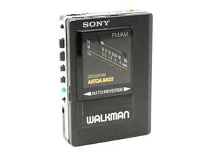 SONY Walkman Mega Bass WM-AF604/BF604 AM/FM Radio Cassette Player - FOR Parts - Picture 1 of 5