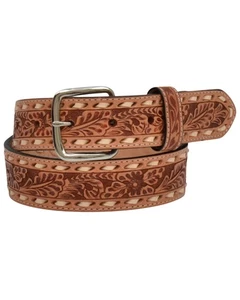 M and F Western Kids Floral Stitch Belt - D7347 20 - Picture 1 of 1
