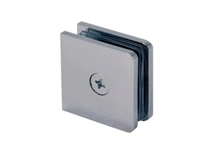FHC TUC66 Junior Traditional Fixed Panel Clamp 1-3/4" x 1-3/4" For 1/4" Glass - Picture 1 of 2
