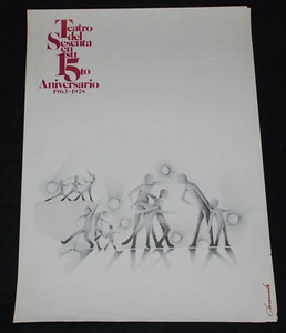 1978 Poster Originale Cubano. Manifesto.affisch. Teatro degli anni '60.art.Dance - Foto 1 di 5