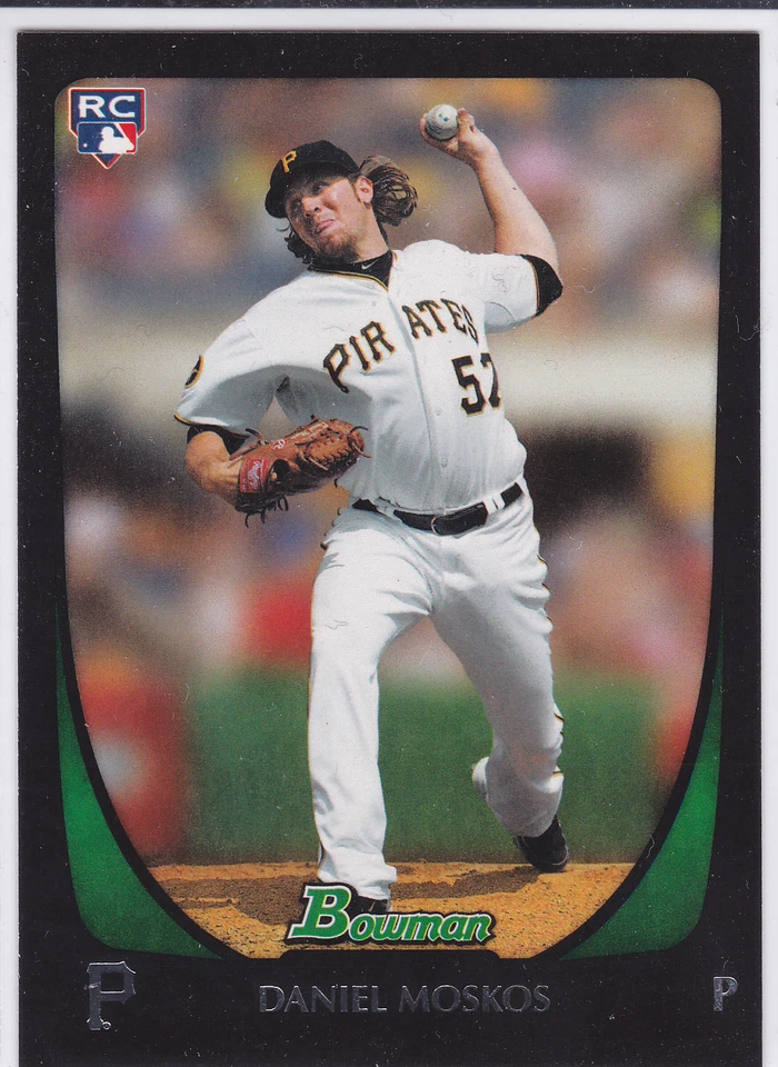 Daniel Moskos LA Dodgers 2011 Bowman Draft Rookie Card - Image 1 of 1