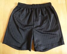 Age 9yrs Black Sport P.E. Shorts from Next with an Elasticated Tie Waist
