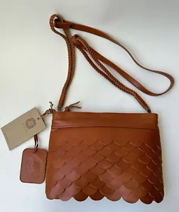 Borsa a tracolla Bali Elf Cascade pochette marrone/pelle caramello - Foto 1 di 12