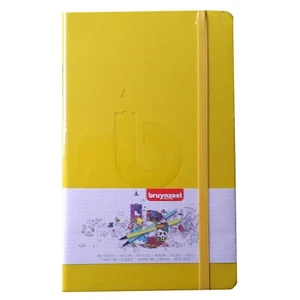 Bullet Journal 13 x 21 Cm 120 Pages 140gsm White Paper Yellow Cover - BRUYNZEEL - Picture 1 of 8