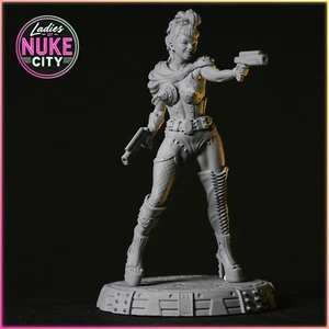 Ladies of Nuke City - Morrigan Shot 75mm scale resin mini NSFW option - Picture 1 of 4